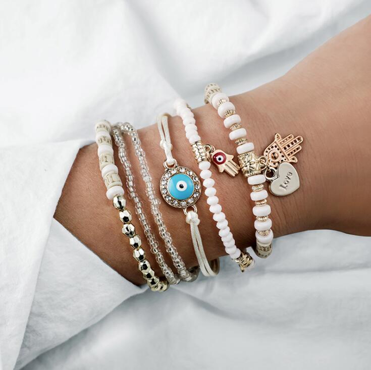 Safiya | Hamsa beskyttelsesarmbåndssæt