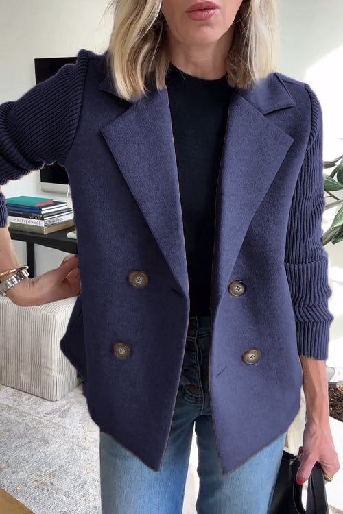 Elowyn | Tidløs Strik-ærmet Blazer