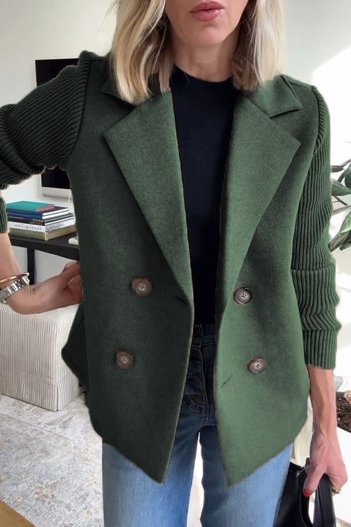 Elowyn | Tidløs Strik-ærmet Blazer