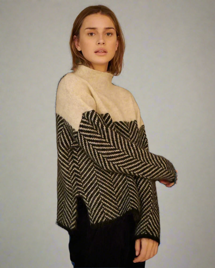 Anelle | Strik Rullekrave Sweater