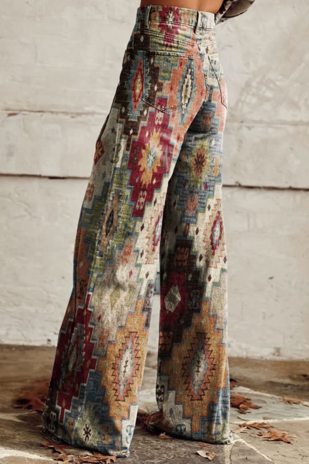 Ezrielle | Boho Grace bukser med brede ben