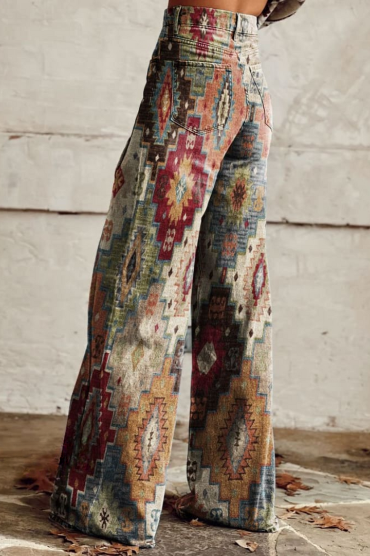 Ezrielle | Boho Grace bukser med brede ben