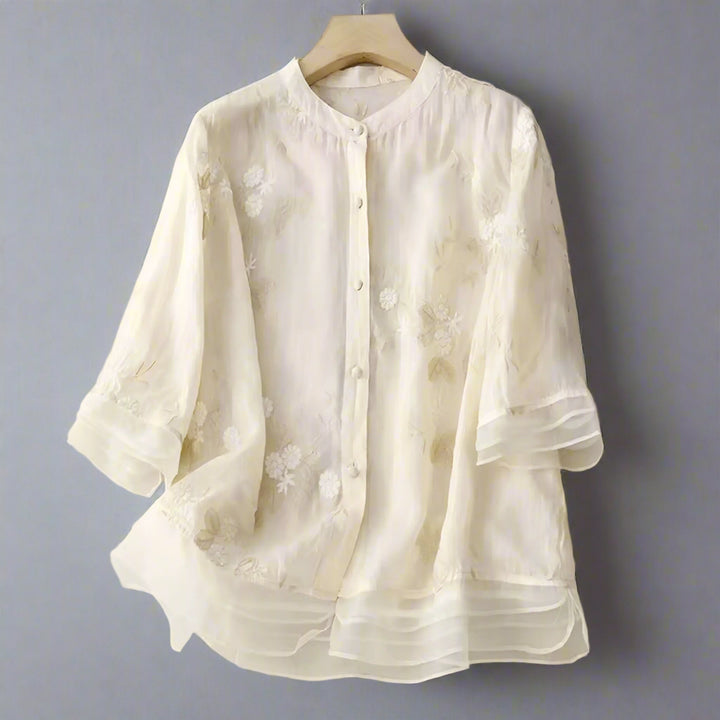 LINA | Luftig bomuldsbluse