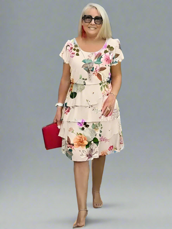 CELINE | Elegant Floral Maxi Dress