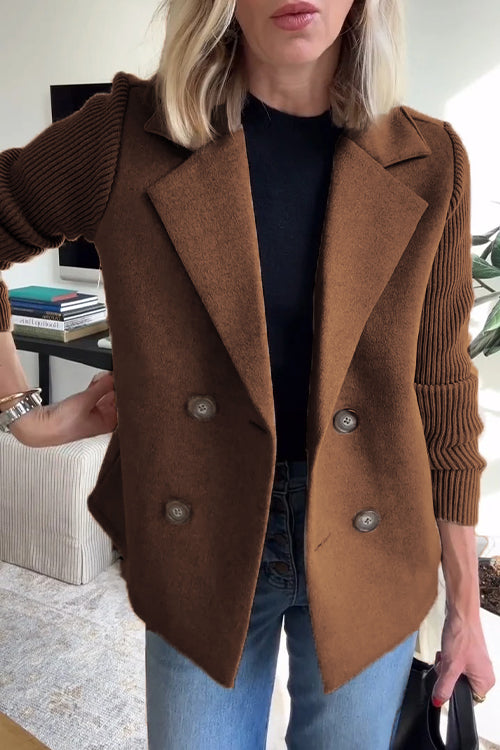 Elowyn | Tidløs Strik-ærmet Blazer