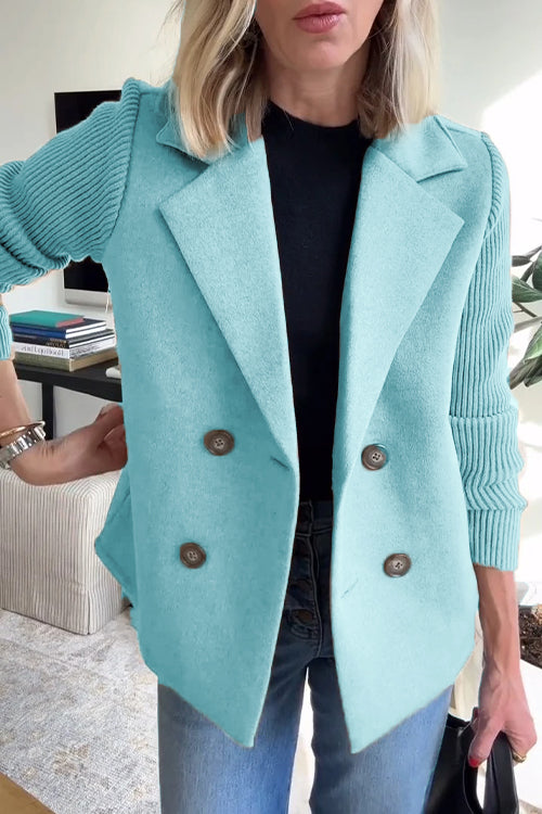 Elowyn | Tidløs Strik-ærmet Blazer