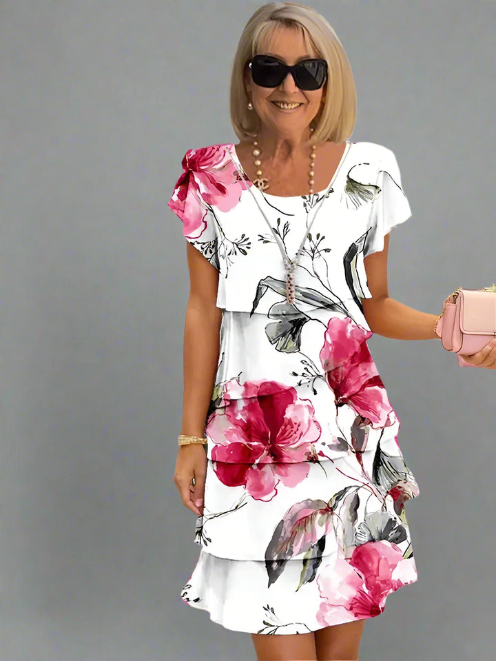 CELINE | Elegant Floral Maxi Dress