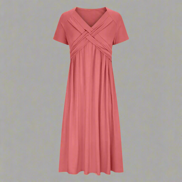 Elandra | Elegant V-hals lejlighedskjole