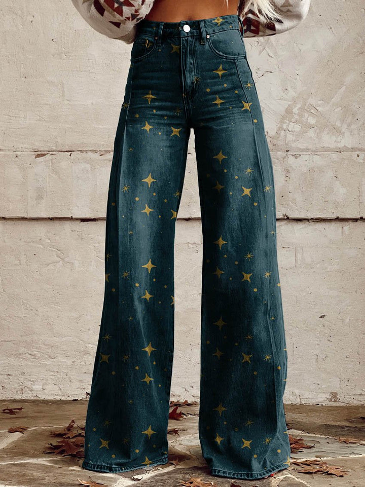 Avina | Wanderer Boho bukser med vidde ben