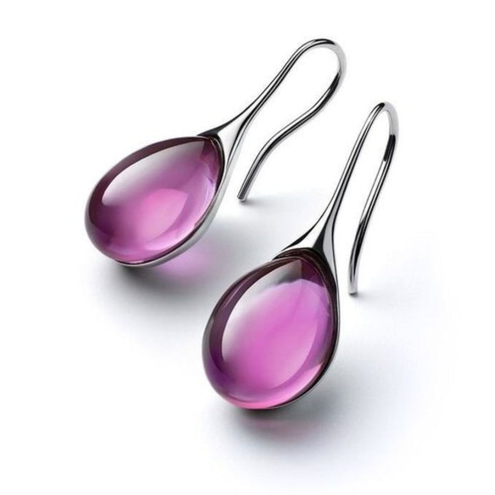 Lyra | Elegante krystaldråbeøreringe