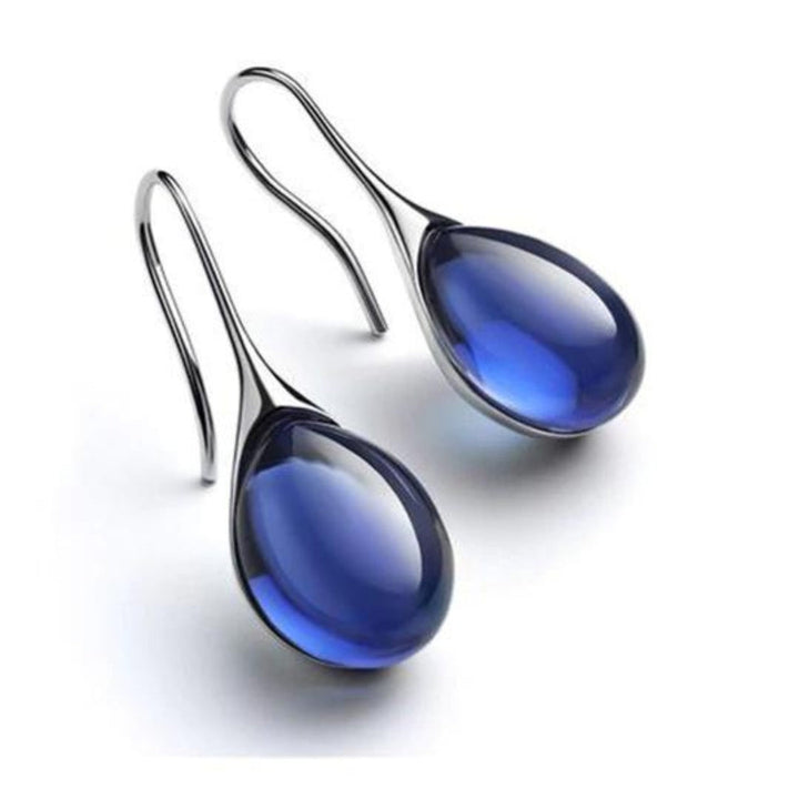 Lyra | Elegante krystaldråbeøreringe
