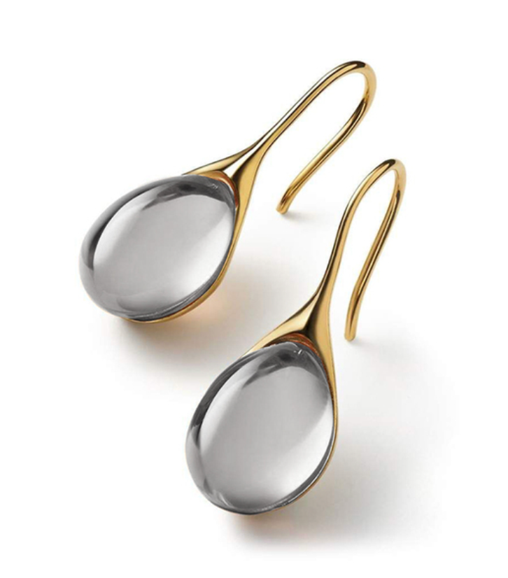 Lyra | Elegante krystaldråbeøreringe