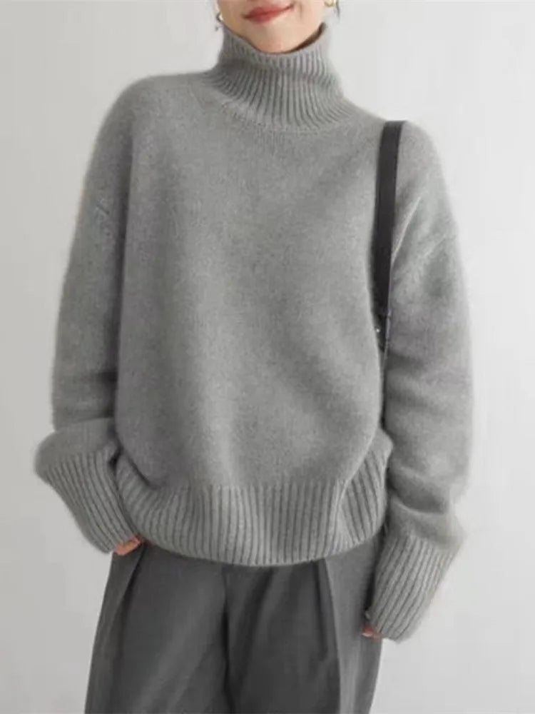 Alisse | Premium Rullekrave Sweater