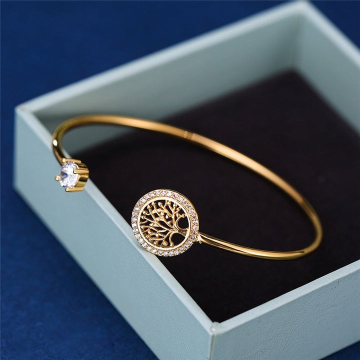 Amara | Livets træ justerbart armbånd