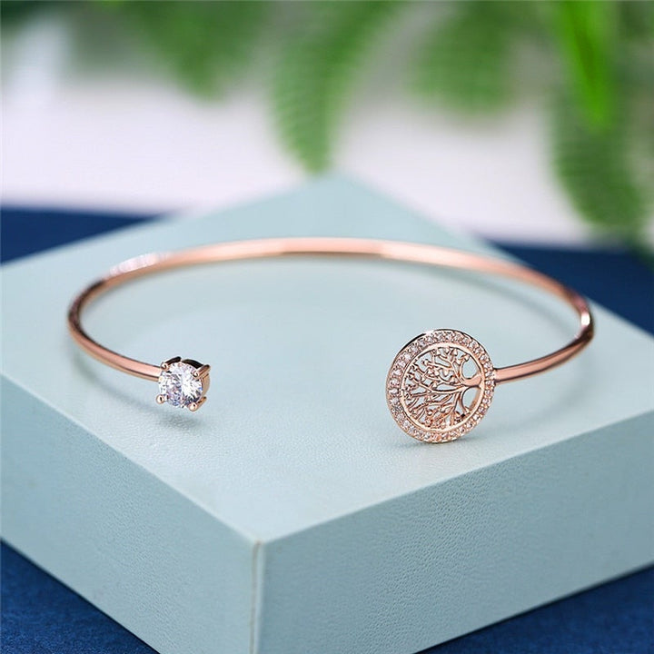 Amara | Livets træ justerbart armbånd