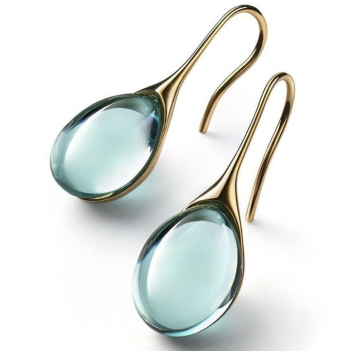 Lyra | Elegante krystaldråbeøreringe