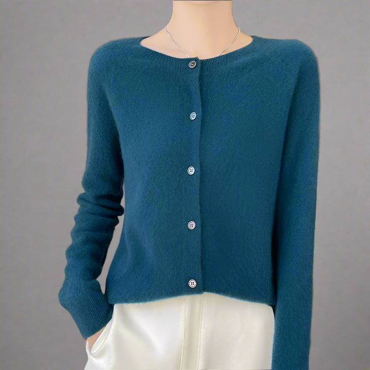 Elina | Premium Cashmere Uld Cardigan