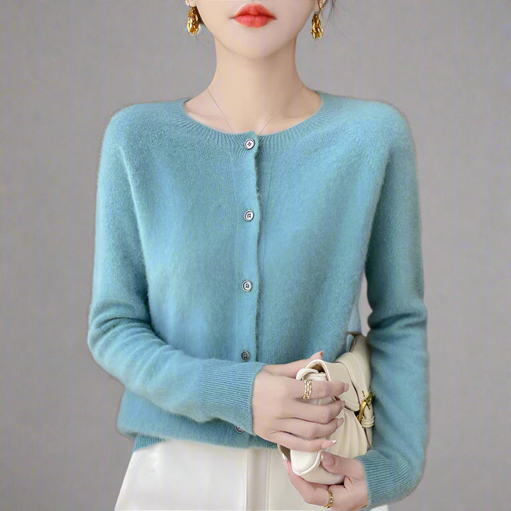 Elina | Premium Cashmere Uld Cardigan
