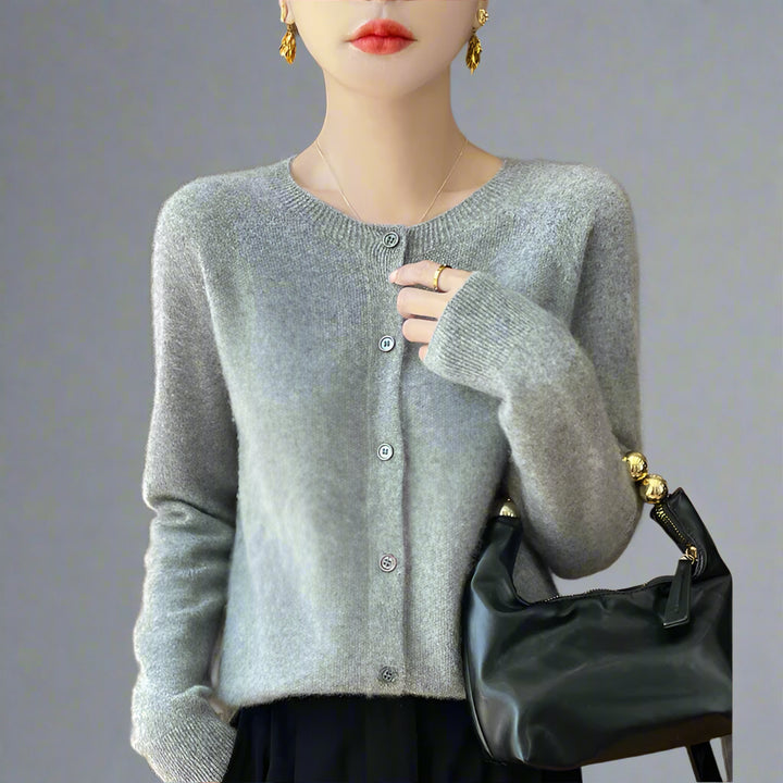 Elina | Premium Cashmere Uld Cardigan