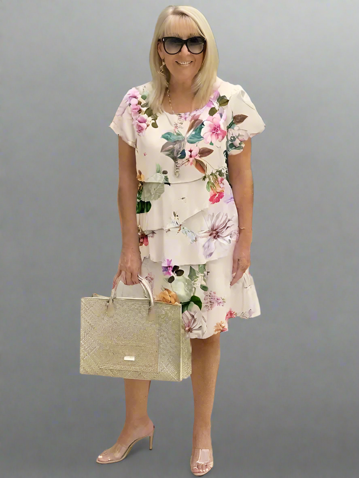 CELINE | Elegant Floral Maxi Dress
