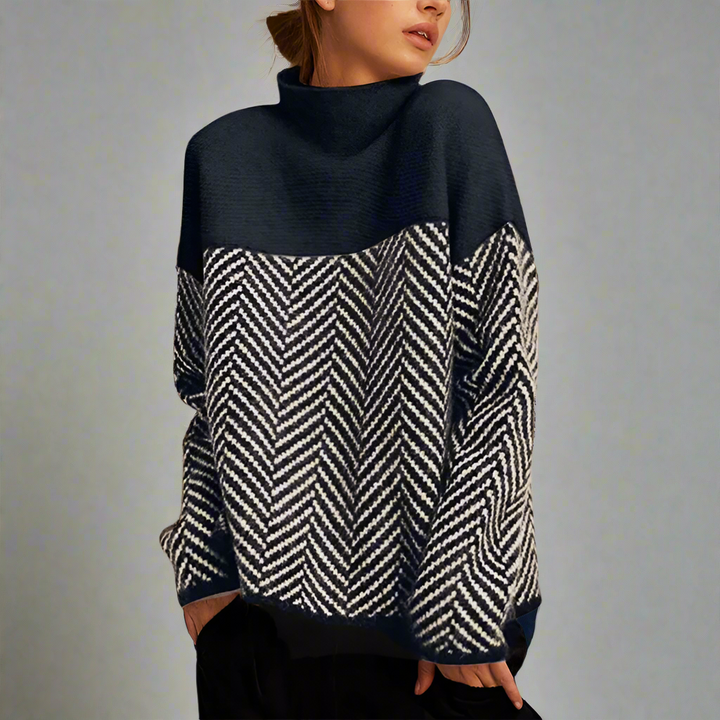 Anelle | Strik Rullekrave Sweater