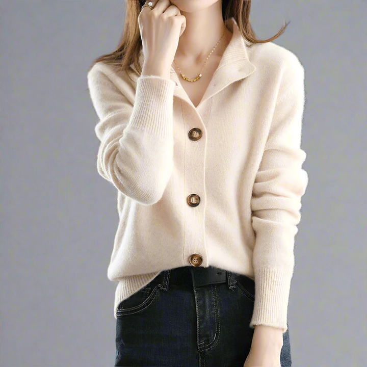 Aurela | Cashmere Strik Cardigan