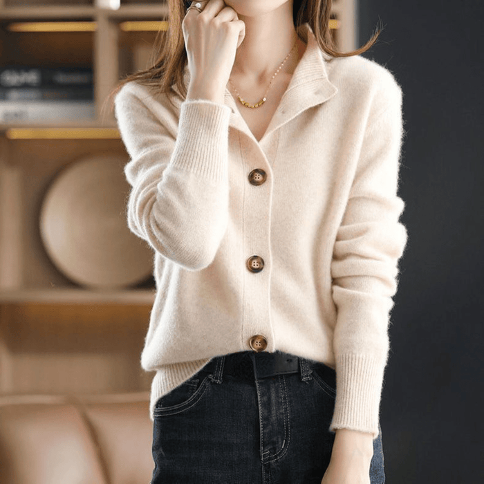 Aurela | Cashmere Strik Cardigan