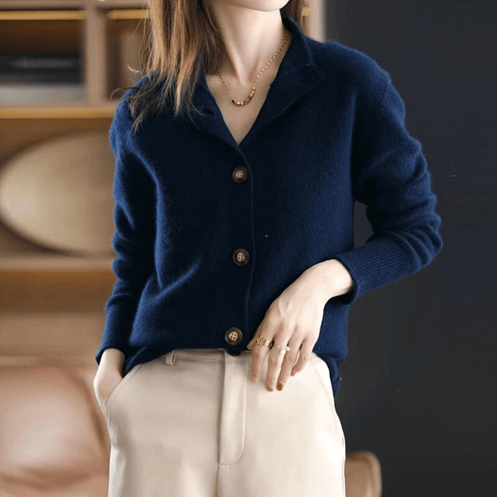 Aurela | Cashmere Strik Cardigan