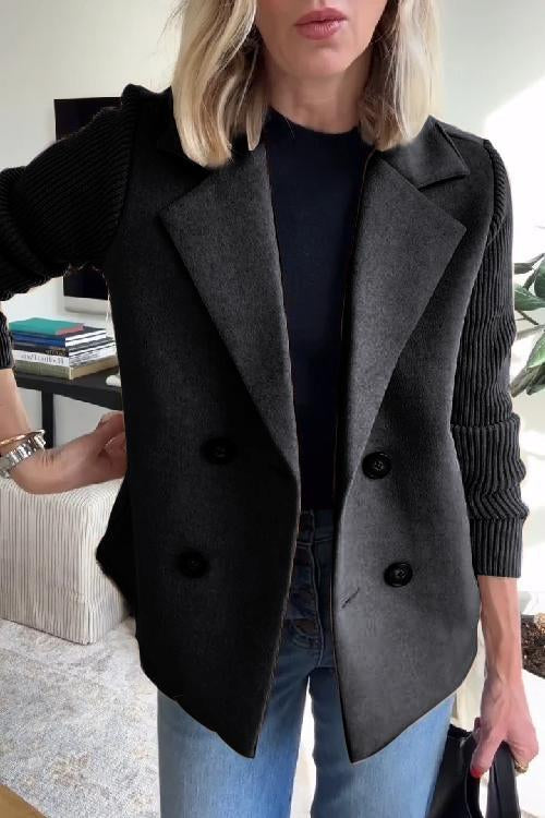 Elowyn | Tidløs Strik-ærmet Blazer