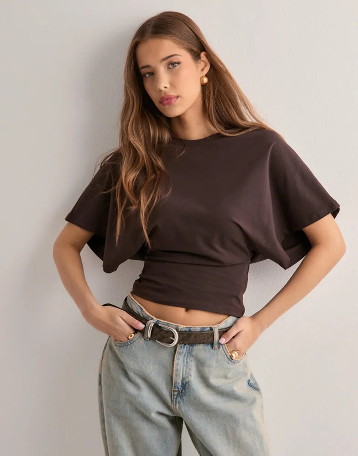 Serena | Smart T-shirt med brede ærmer