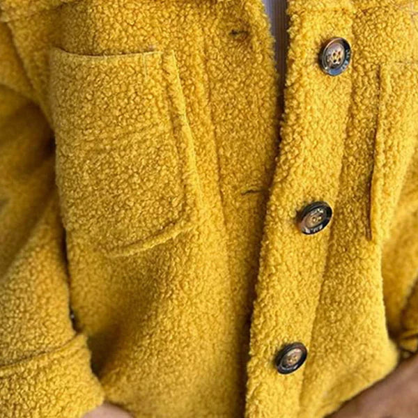 Brienne | Hyggelig Cropped Sherpajakke